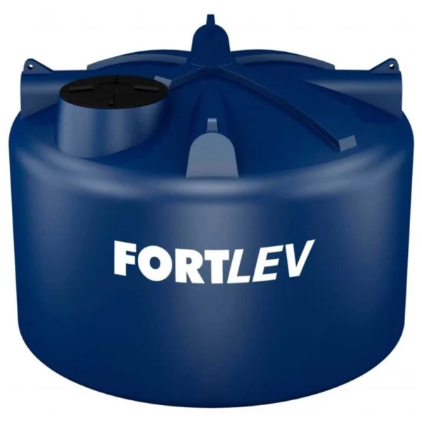 Tanque de Polietileno com Tampa de Rosca Azul Fortlev 15.000L